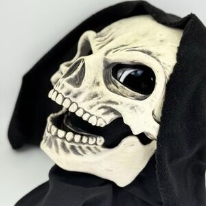 Zagone Studios Damned Grim Reaper Skull Mask Hooded Latex Horror Costume USA Mad